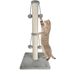 Dimaka poteau-grattoir 29 pouces pour chat, griffage efficace et confort.