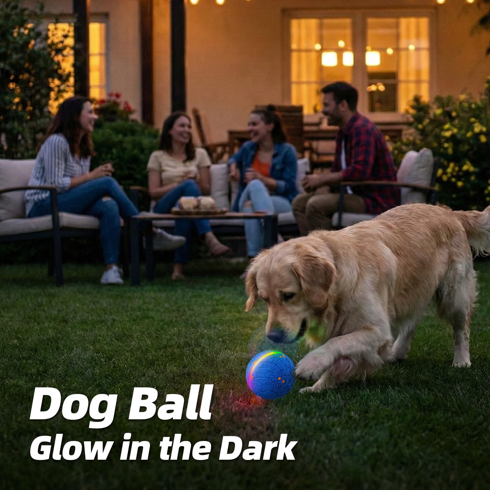 Diman balle lumineuse avec couleurs attractives pour stimulation visuelle.
