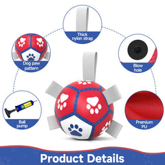 Diman Ballon-foot-pour-chien-dans-la-piscine, idéal pour jeux aquatiques.