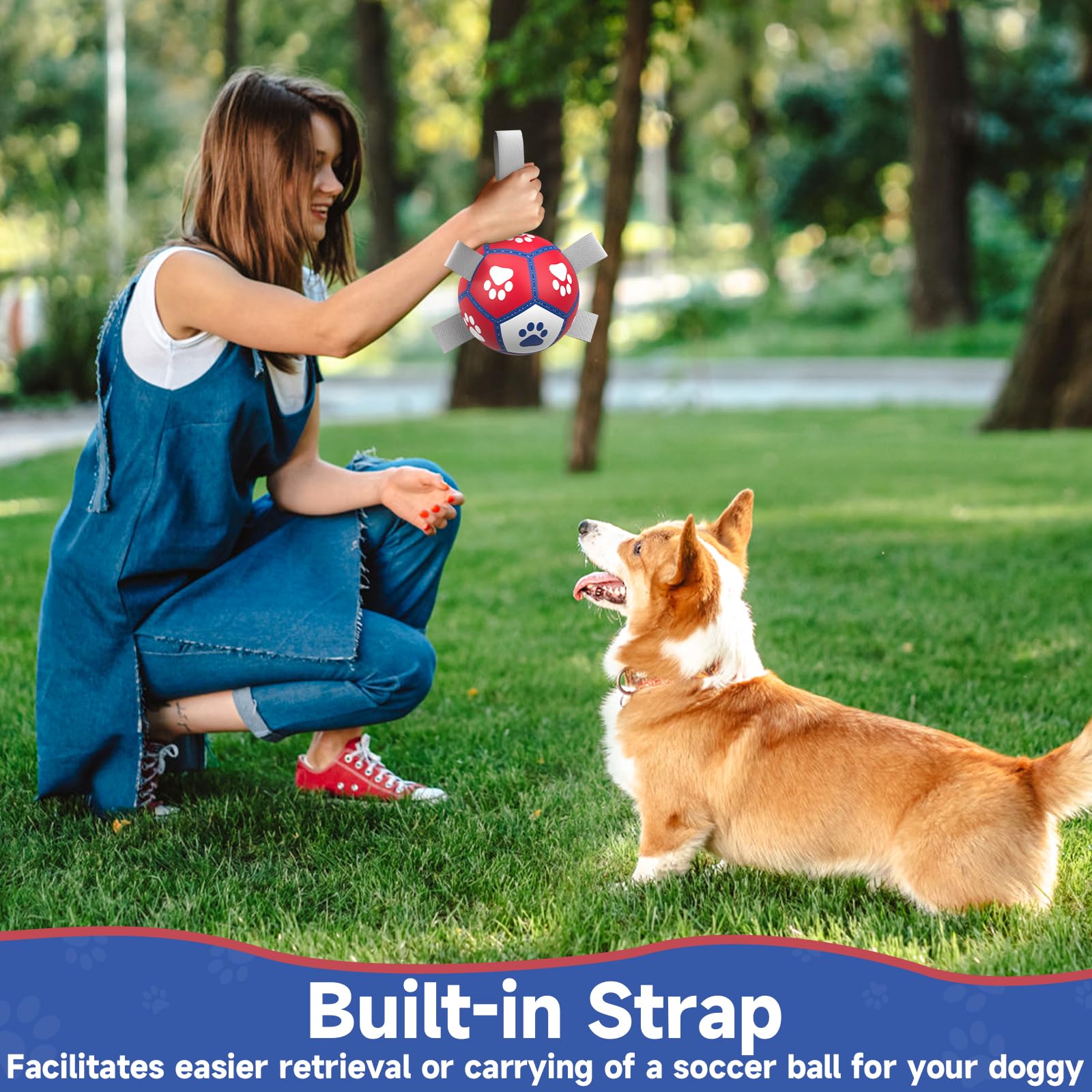 Diman Jouet tug-pour-chien-petit avec anse, favorise interaction et exercice.