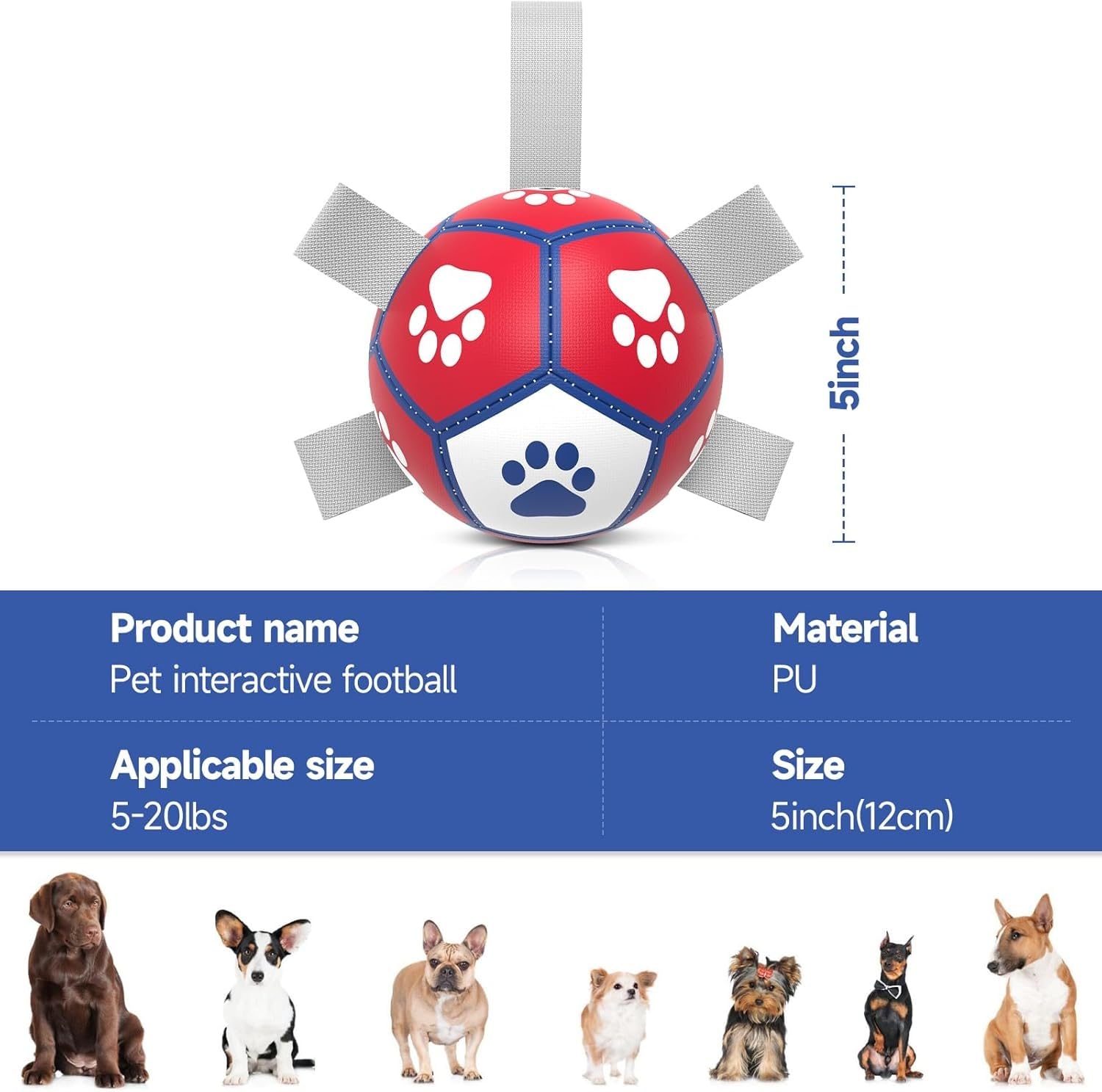 Diman Personalisation-couleur-corde-jouet, options sur mesure pour votre chien.