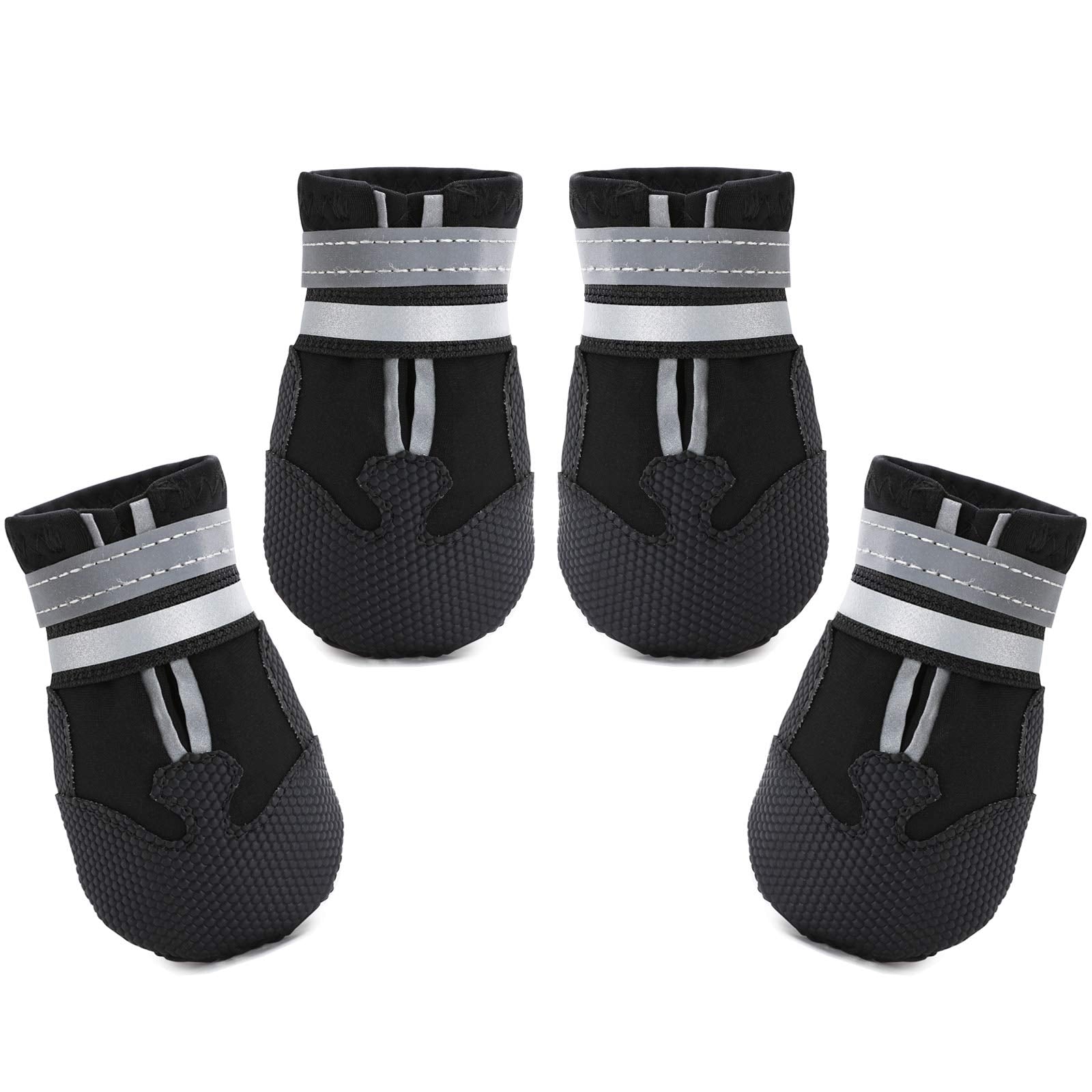 Dimicoo bottes pour chien imperméables protégeant les pattes contre neige et pluie