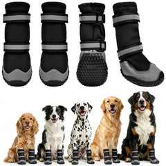Dimicoo bottes pour chien imperméables protégeant des pattes dans la neige et l'humidité.