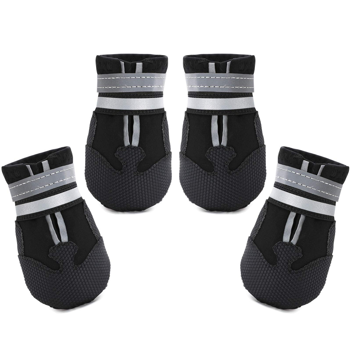 Bottes Dimicoo imperméables pour chien moyen protégeant contre neige et pluie