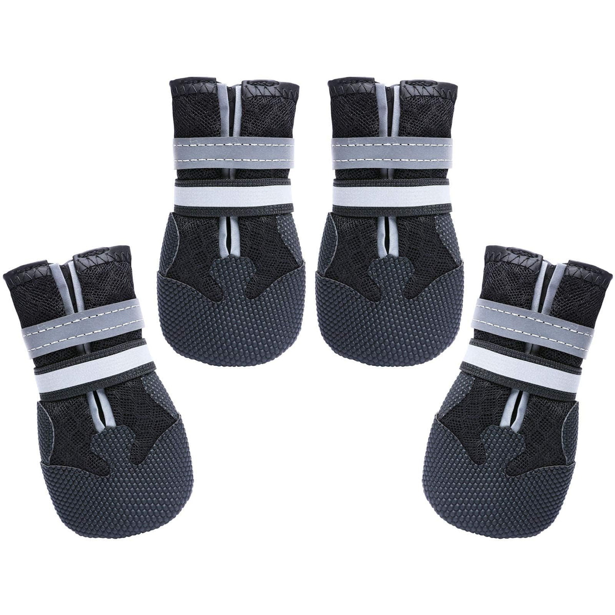 Dimicoo bottes pour chien patte respirante, protection contre pavage chaud et froid.