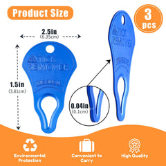 Dimsem outil retrait tiques en aluminium, conception robuste et durable.