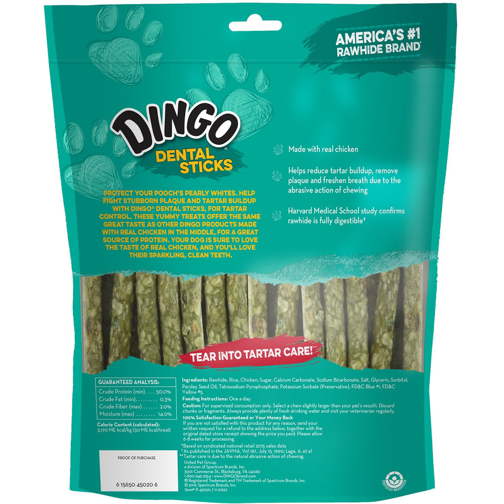 Batons dentaires Dingo – tartre réduit et haleine plus fraîche