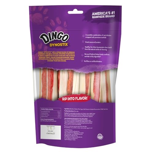 Format mini Dingo Dynostix, récompense parfaite pour le dressage quotidien