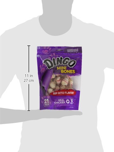 Dingo Mini Bones emballage refermable, pratique pour les sorties et les trajets