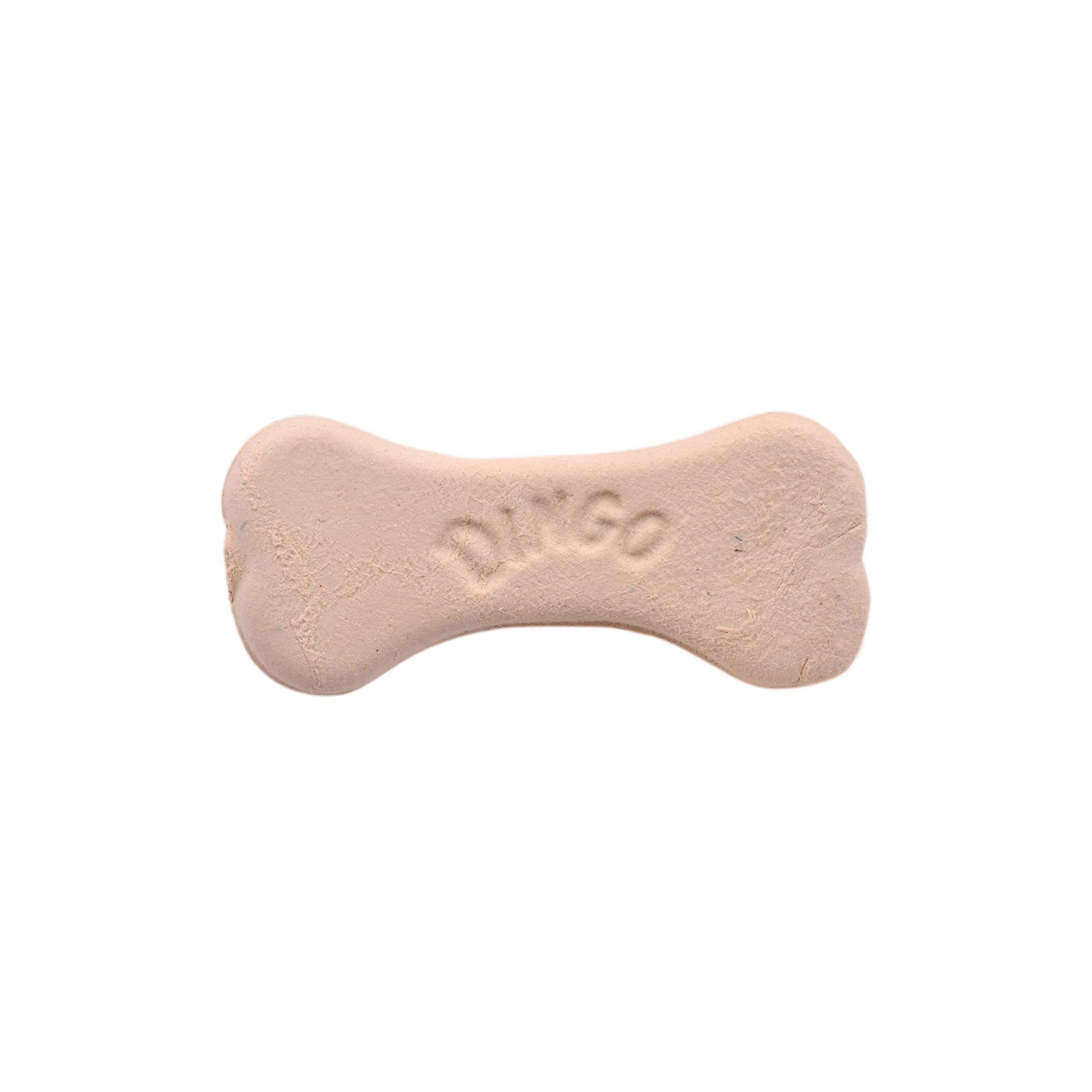 Texture adaptée des mini-mâchons pour une mastication efficace chez petits chiens.