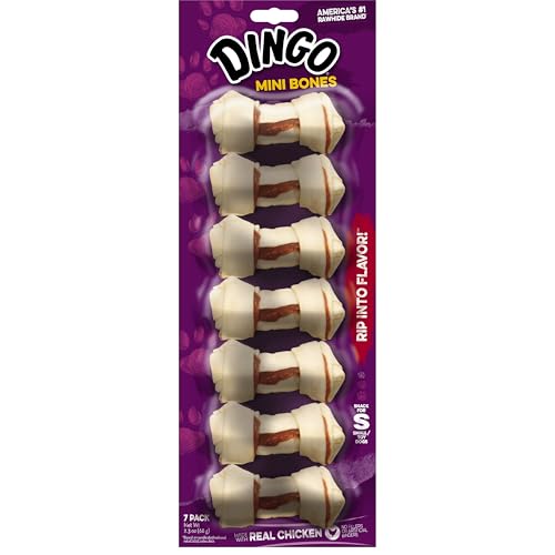 Dingo Mini Os poulet-centre: friandise croquante et savoureuse pour petites races