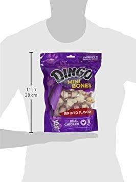Dingo mini: bouchée croquante qui occupe les chiens de petite taille.