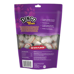Dingo mini os en cuir brut et poulet: texture croustillante pour petites bouchées.