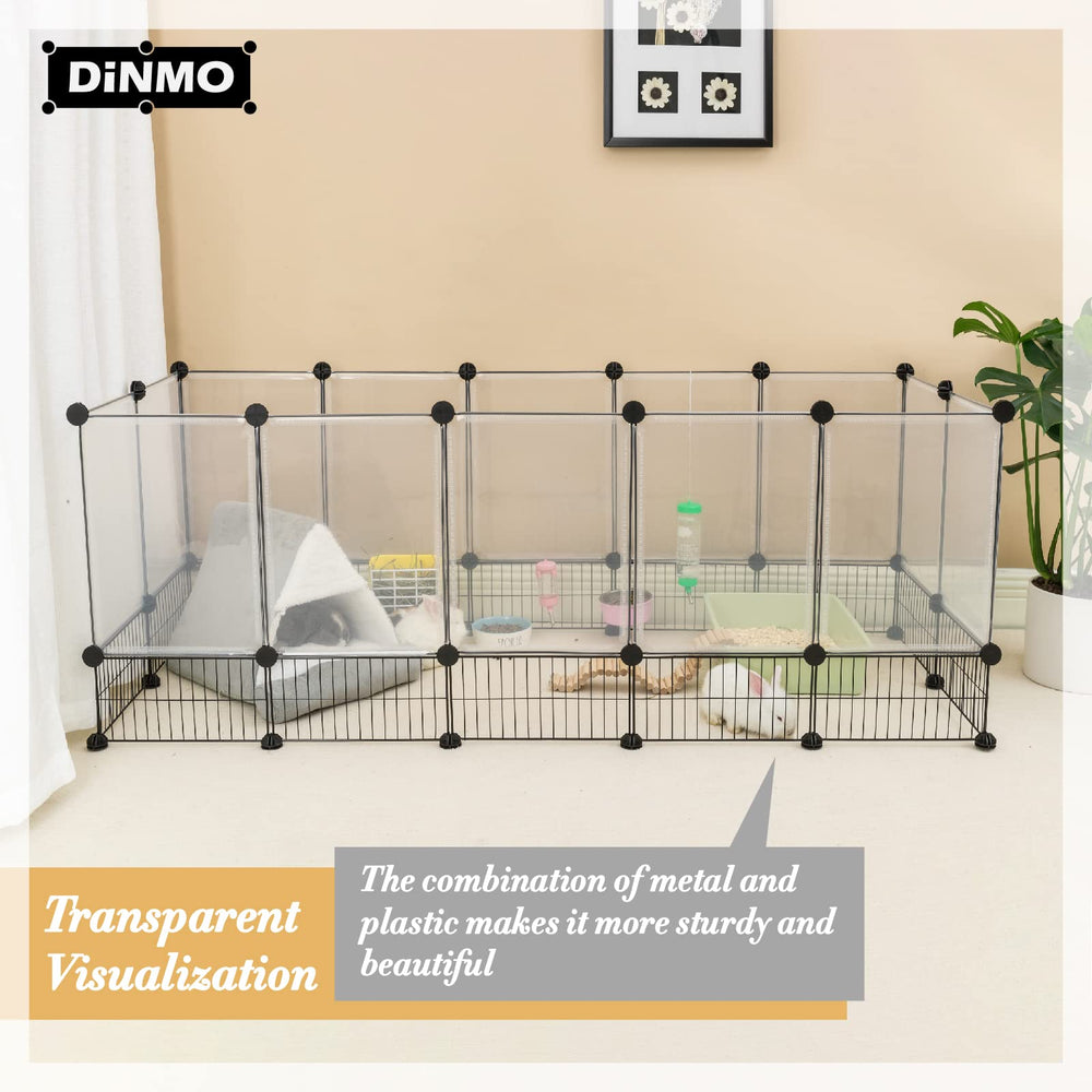 Paroi PP transparente du DINMO pour une vue claire des animaux