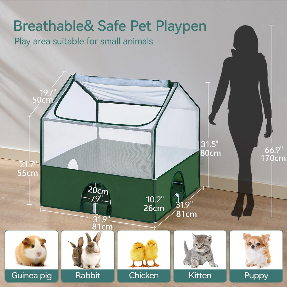 DINMO parc petits animaux – prêt à l’emploi pour usage intérieur.