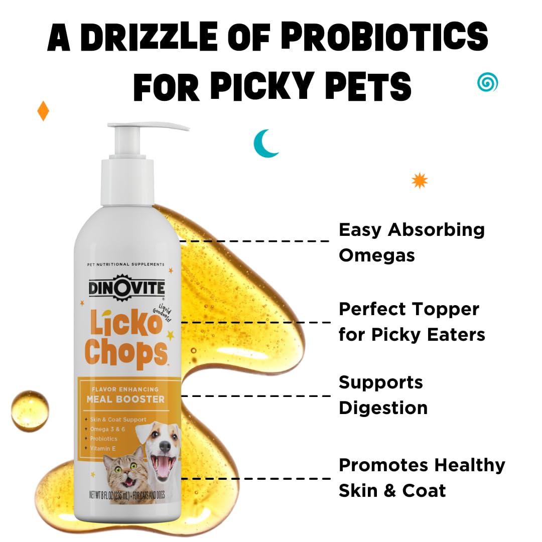 Dinovite Lickochops: brillance du poil.
