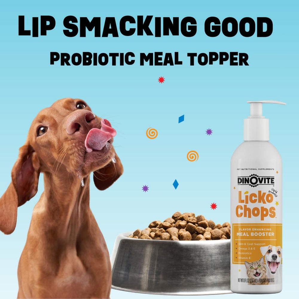 Dinovite Lickochops: peau et pelage sains.