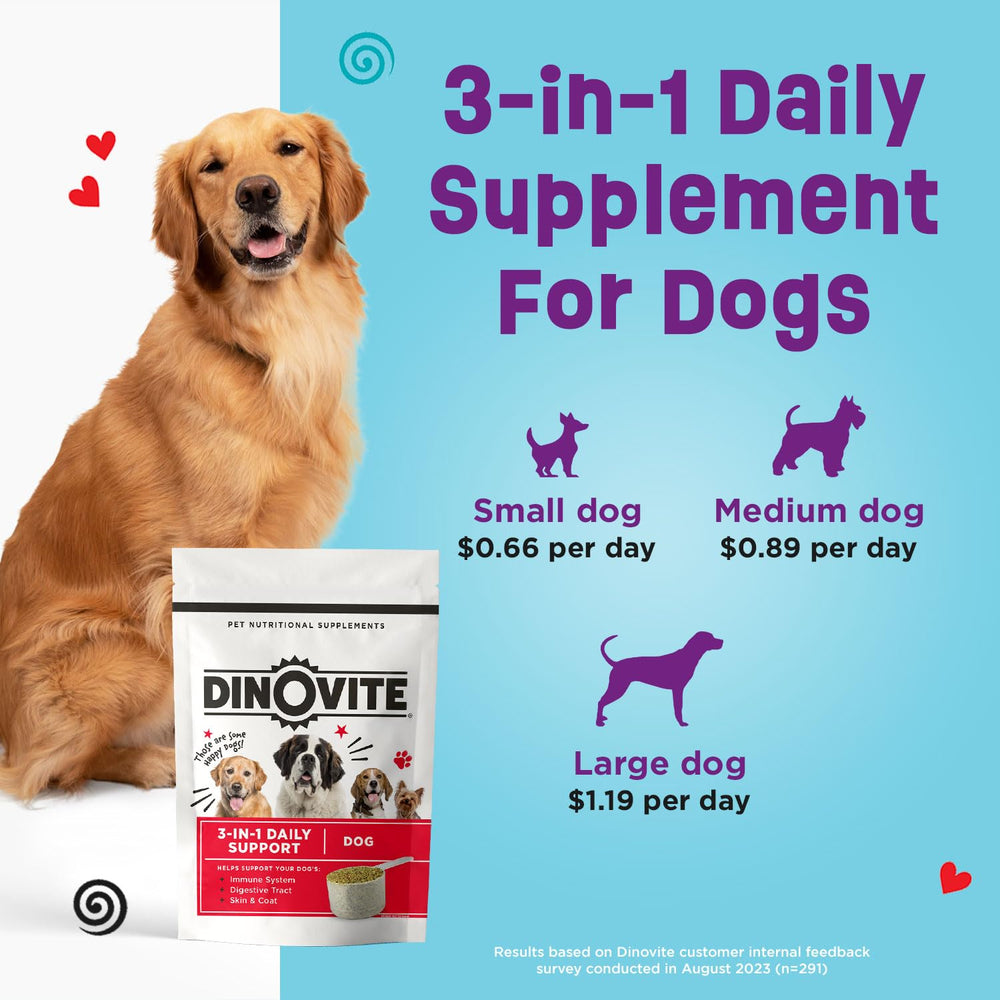 Utilisation quotidienne: ajouter dans la nourriture du chien.