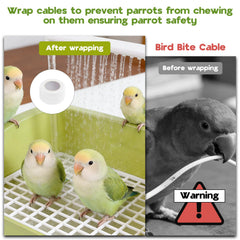 Baignoire pour perroquet grande cuve DINTSTYLE, adaptée aux petits groupes.