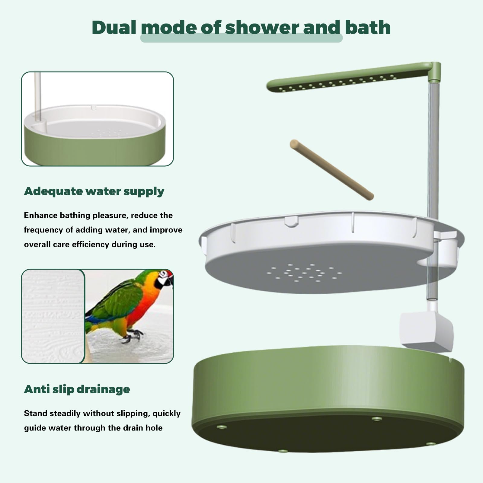DINTSTYLE: douche douce qui mouille pendant le bain.