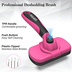 Dipoo brosse: bouton nettoyage rapide facilite l'entretien.