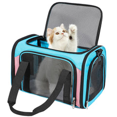 Porte-chat Discala avec ouverture de ventilation pour le confort en voyage