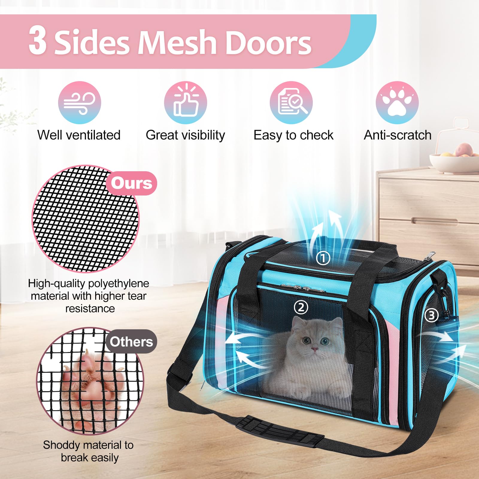 Structure renforcée Discala avec tiges métalliques pour stabilité