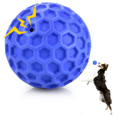 Balle DISSKNIC indestructible qui fait du bruit, adaptée aux grands chiens agressifs.