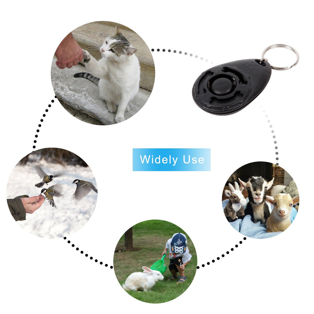 Diyife cliqueur chien avec sangle poignet, pratique pour séances mobiles