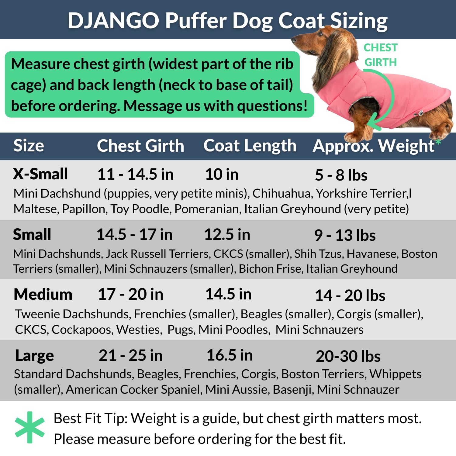 DJANGO doudoune chien coque impermable exterieur protection