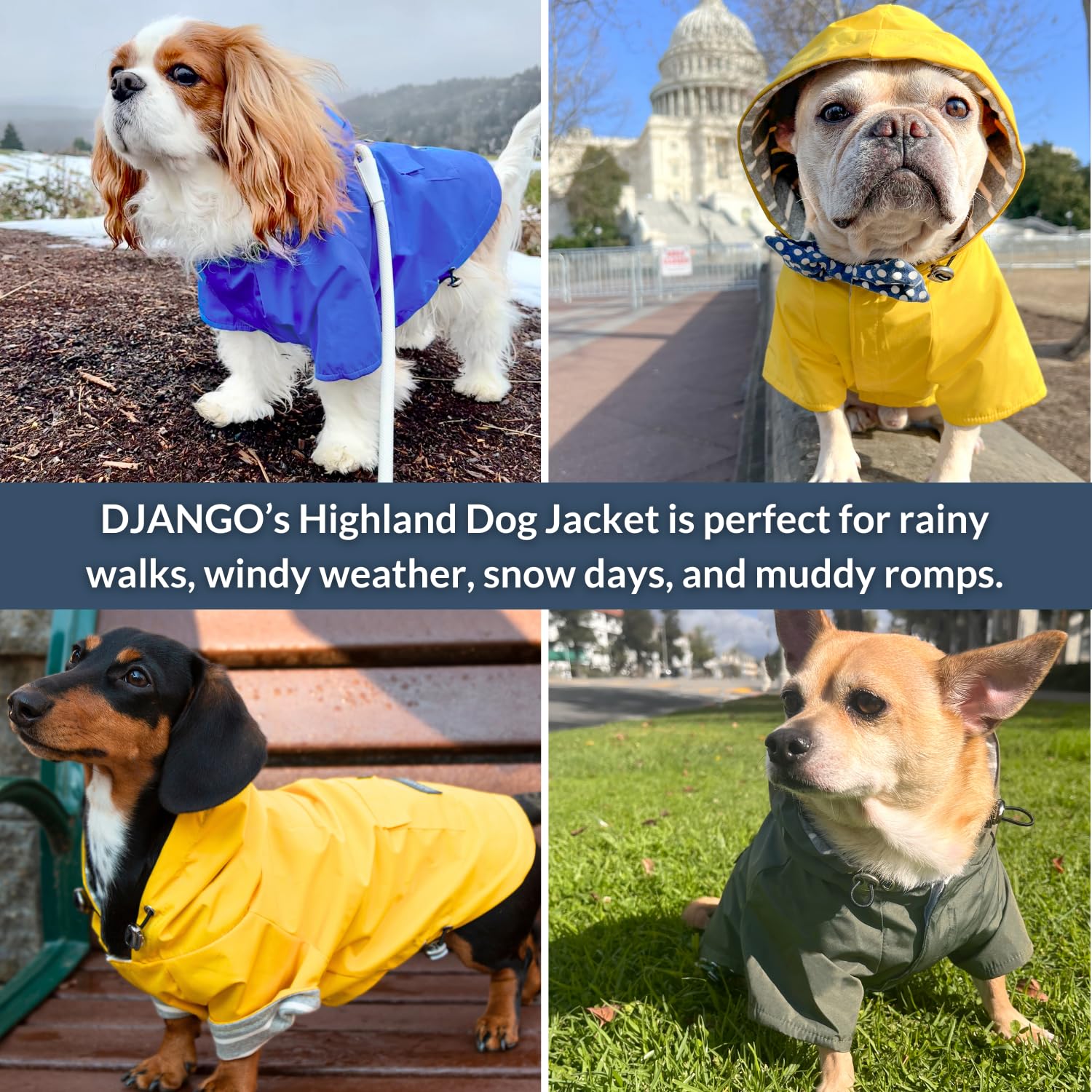 Poche arrière fonctionnelle du manteau DJANGO Highland pour petits objets.
