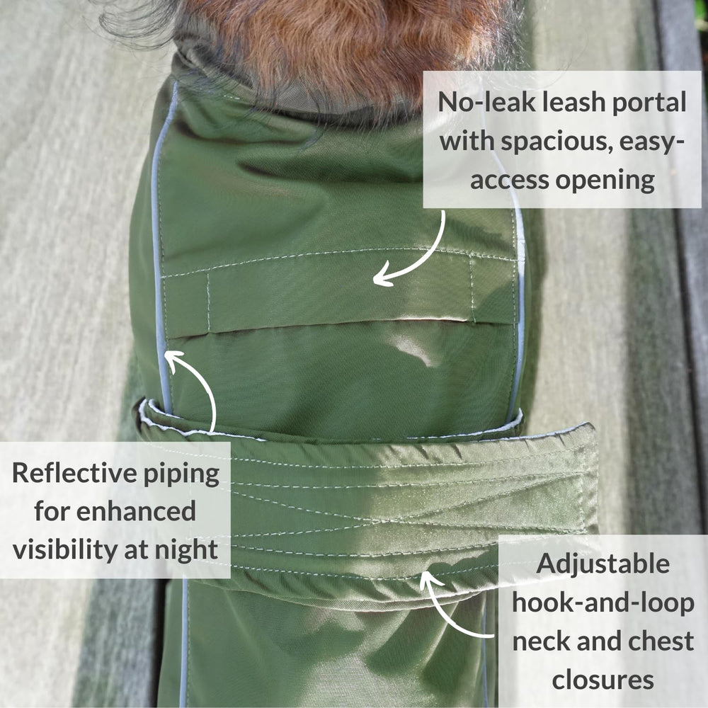 DJANGO manteau-chien ouverture harnais pratique pour un enfilage rapide et sûr.