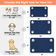 DK177 tapis alimentation fond caoutchouc imperméable protège le sol des fuites.