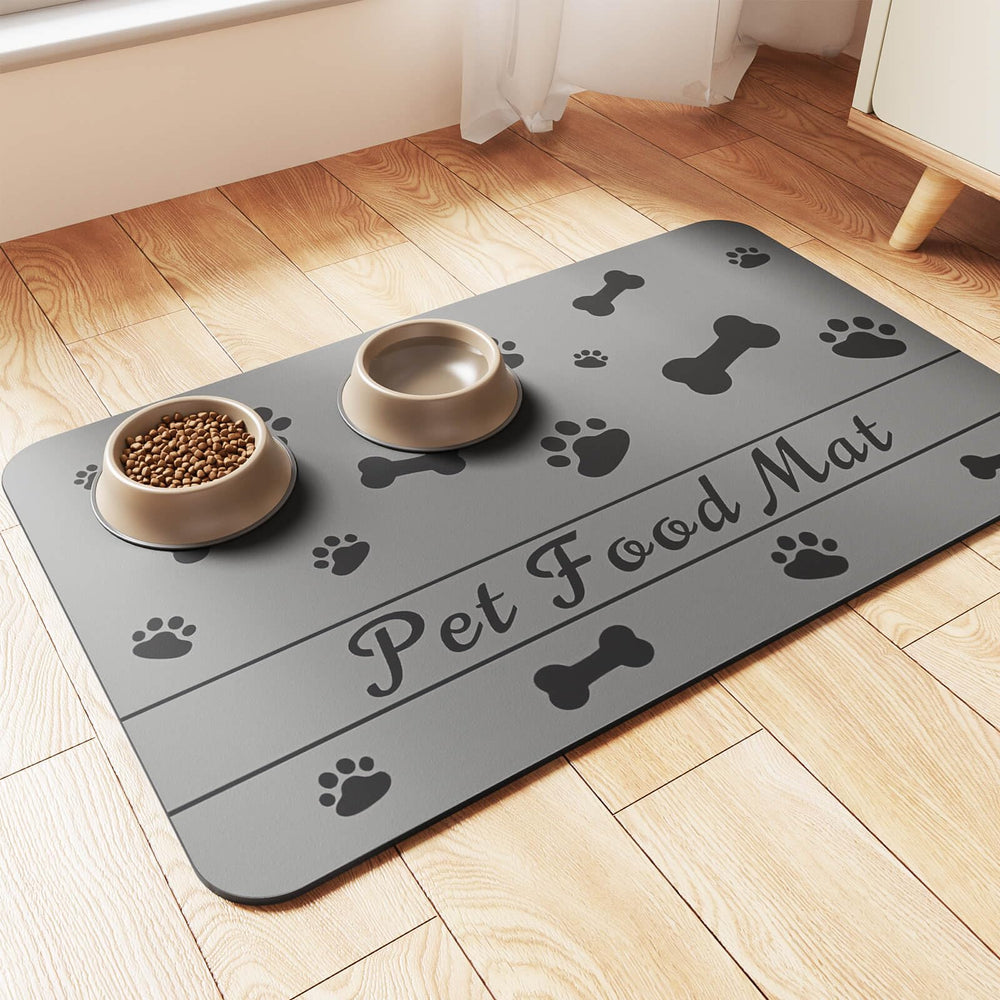 DK177 Tapis Nourriture Absorbant sous les gamelles, protège le sol.