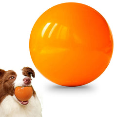Balle indestructible DLDER pour chien, idéale pour la mastication robuste.