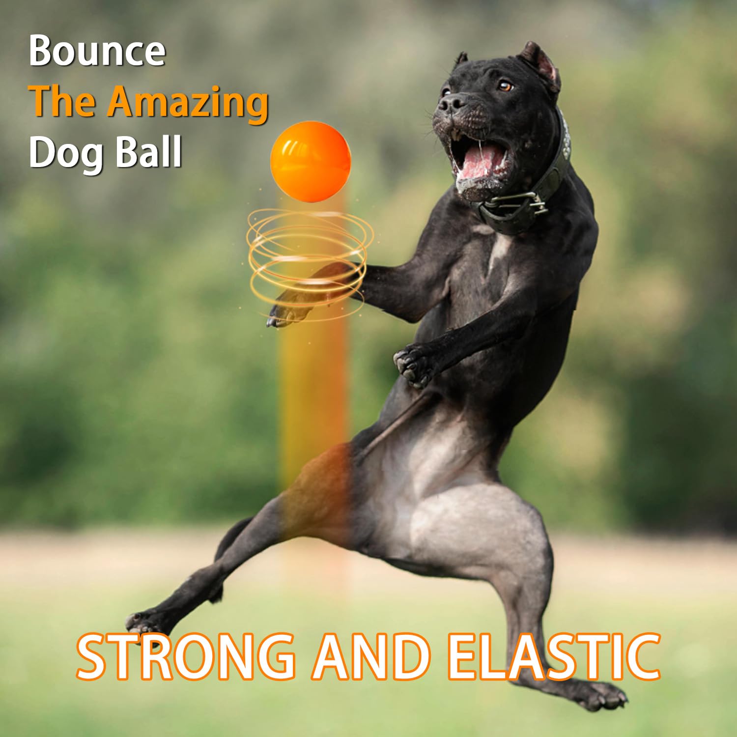 Balle DLDER orange vif, visuel attractif pour le jeu en extérieur.