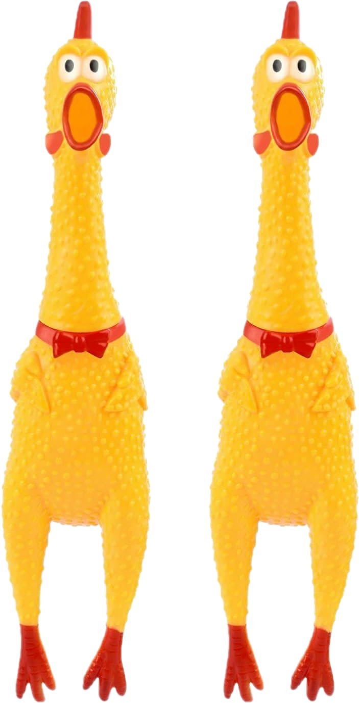 Dlh Western poulet cri 12 po – ensemble; parfait pour farces et blagues