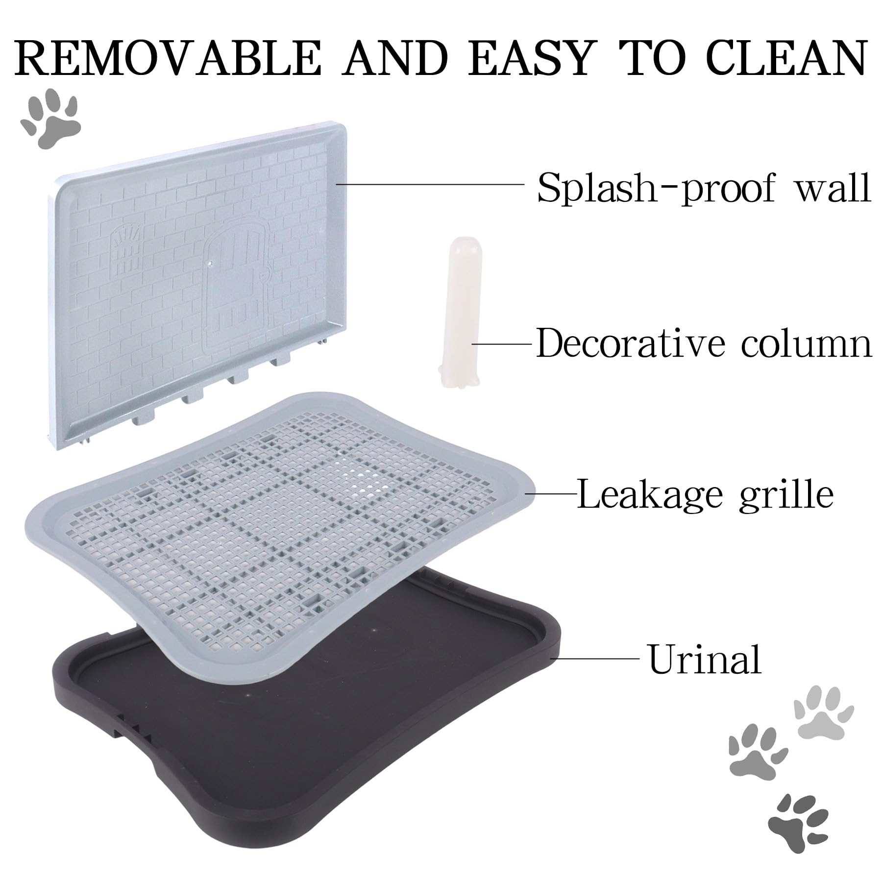 Dmnnlp Dimension 51x39 cm: adapte pour petits et moyens chiens