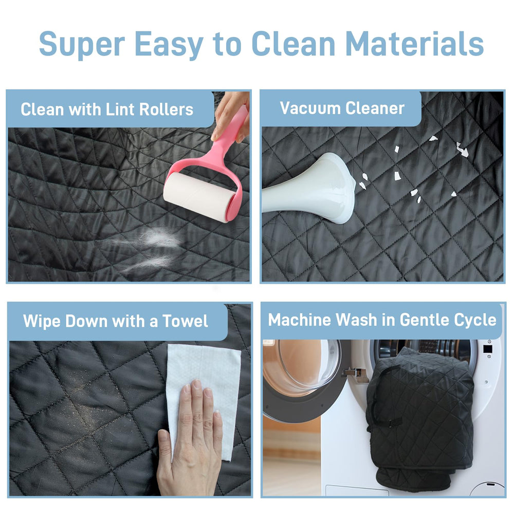 Nettoyage rapide DMS PROTECTOR, lavage en machine ou essuyage après voyage.