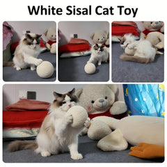 DMZBJ Boules Sisal Chat dentition, stimulation lors du jeu.