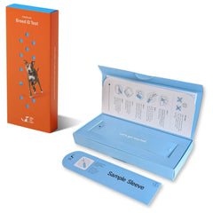 DNA My Dog, échantillon envoyé : protocole simple et sécurisé.