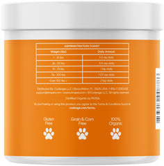 Complexe champignons bio DNA PET, apport nutritionnel quotidien pour chien.