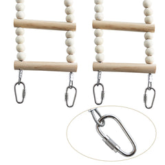 Pont pliable en bois de 157 cm pour cage ou espace de jeu.
