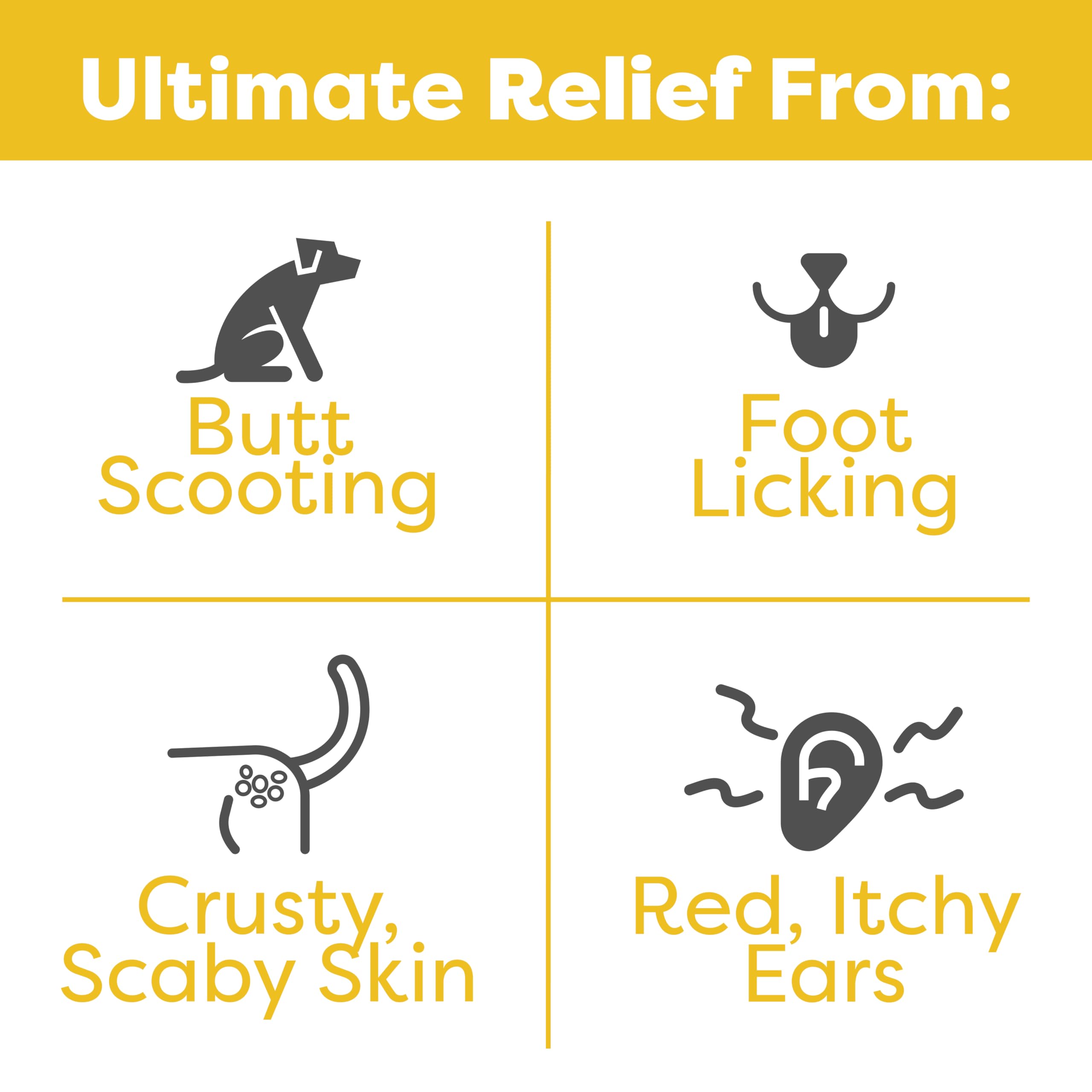 DocItchy Itch Defense: gommes souples faciles à donner pour allergie canine.