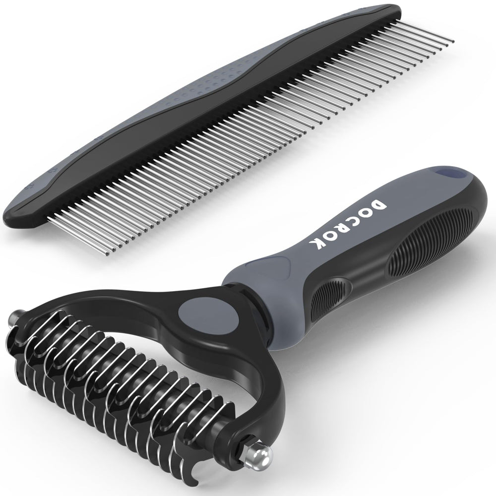 Docrok brosse démêlage et deshedding pour chiens et chats, efficacité douce