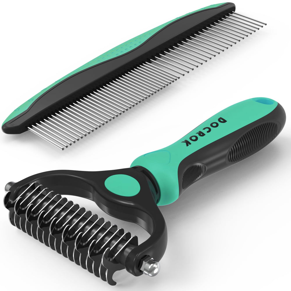 Docrok brosse de toilettage pour animaux, démêlage en douceur et nœuds réduits.