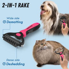 Docrok peigne démêlant pour chiens et chats, utilisation précise et sans tiraillement.