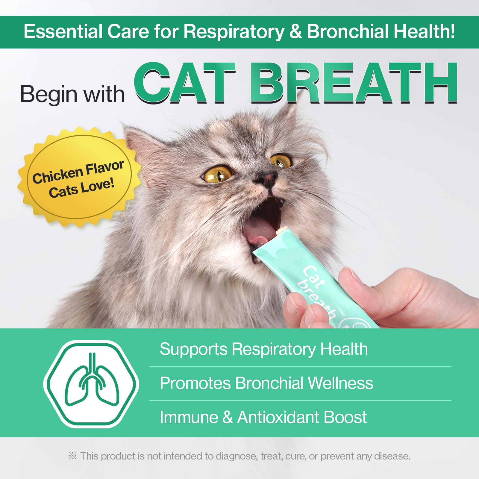 Emballage individuel Doctor By Cat Breath, dosage simple et pratique.