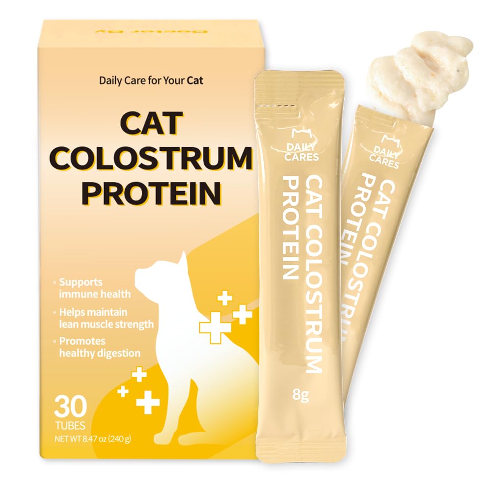 Docteur By Cat Colostrum: bouteille-a-lecher, friandise facile pour soutenir l'immunité potentielle.