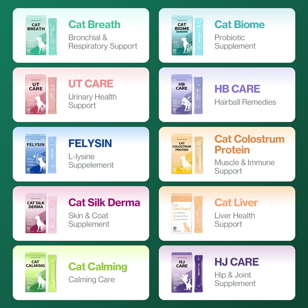 Sachets individuels Doctor By Cat Liver Guard, dosage pratique et hygiénique